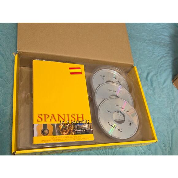 Spanish In 3 Months-CD Language Course-New In Box - Picture 3 of 7